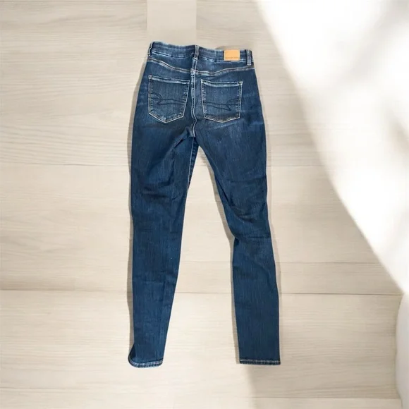 American Eagle Outfitters Women's Curvy Hi-Rise Jegging Size 6 Long Stretch - Picture 5 of 10